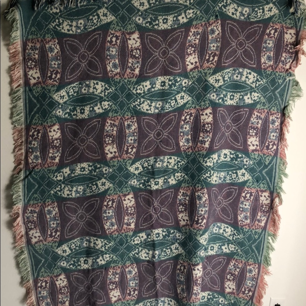 Crown Crafts 100% Cotton Throw Blanket